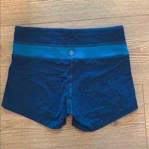 4/$15 LULULEMON blue shorts